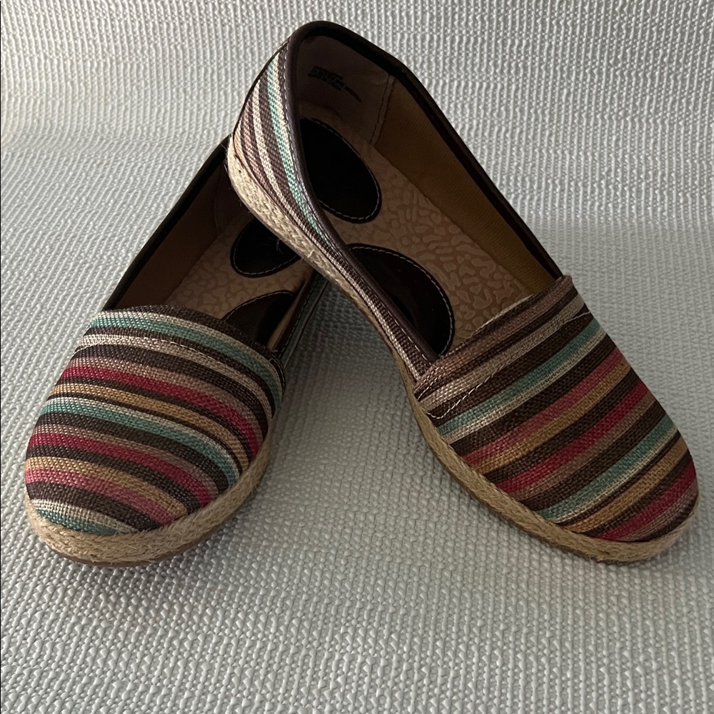 Women’s Striped Espadrille Flats